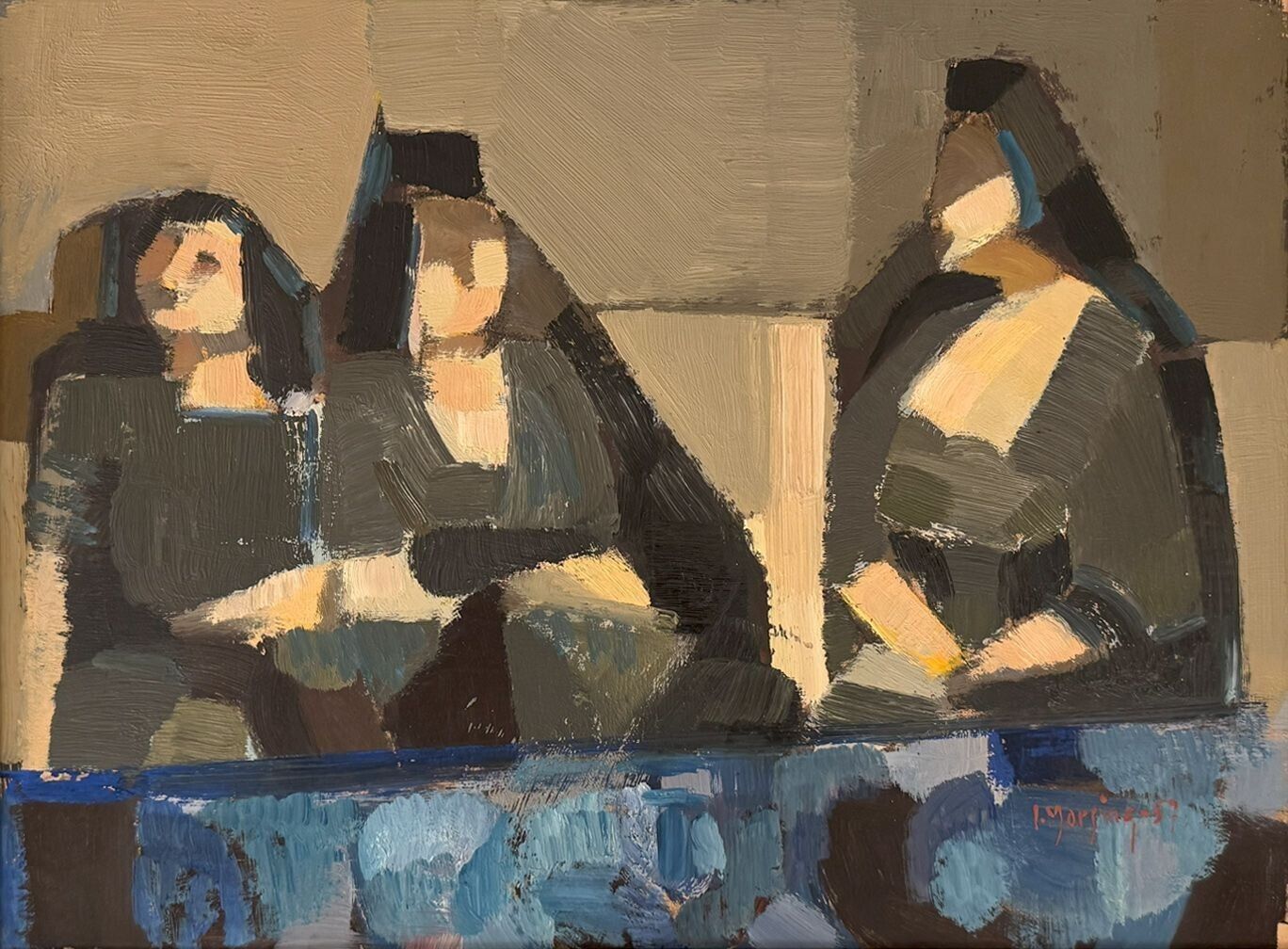 Hans Gustaf Ivar Morsing (1919 2009) 'Three Ladies Of Spain' photo furniture