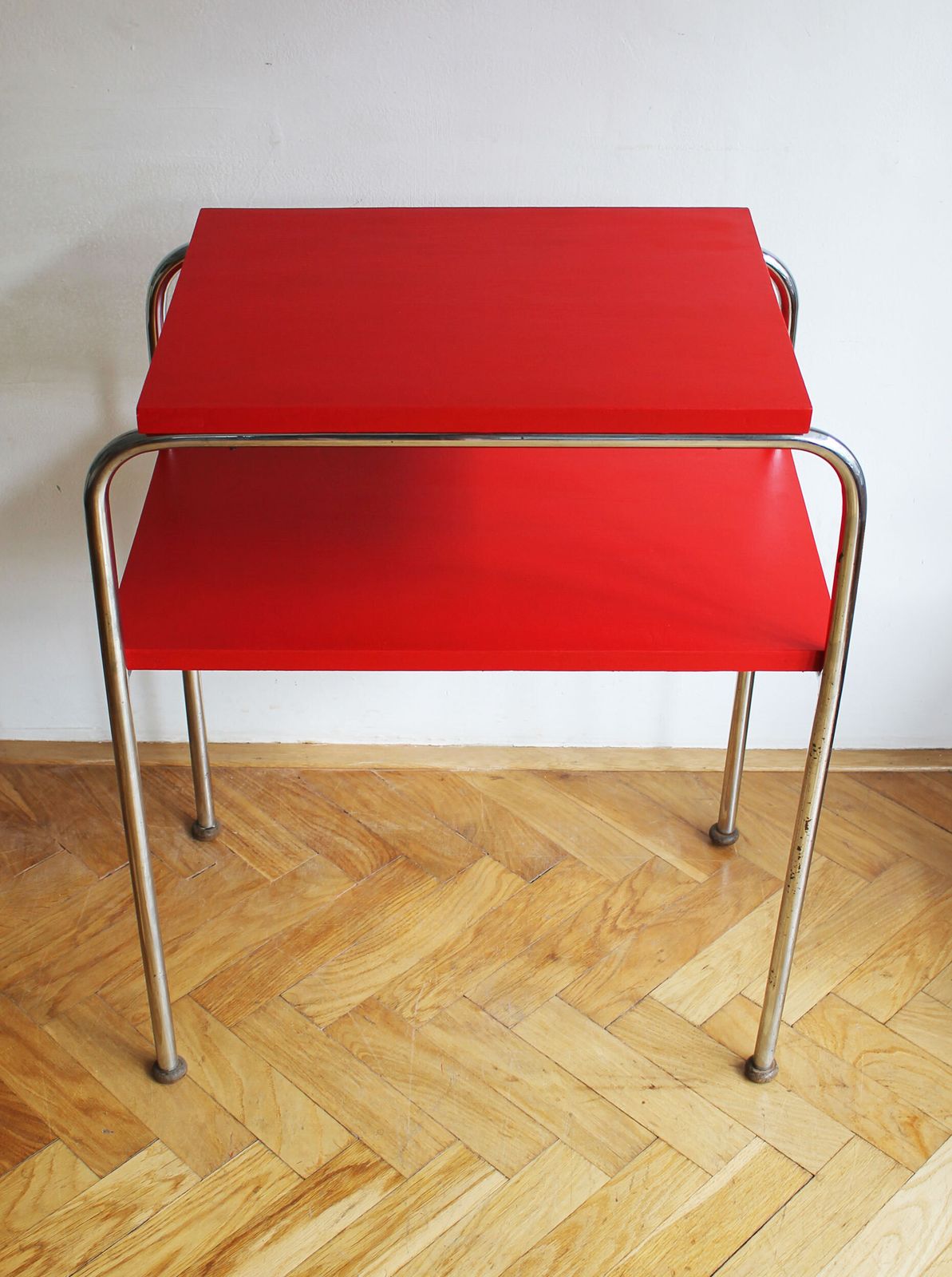 1930's Modernist Tubular Side Table Model R 7 By Slezak photo Furniture