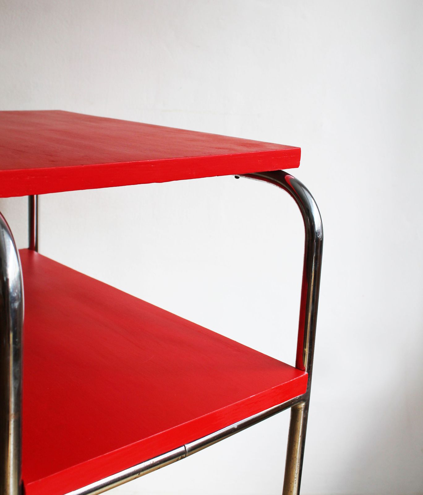 1930's Modernist Tubular Side Table Model R 7 By Slezak photo 320.0