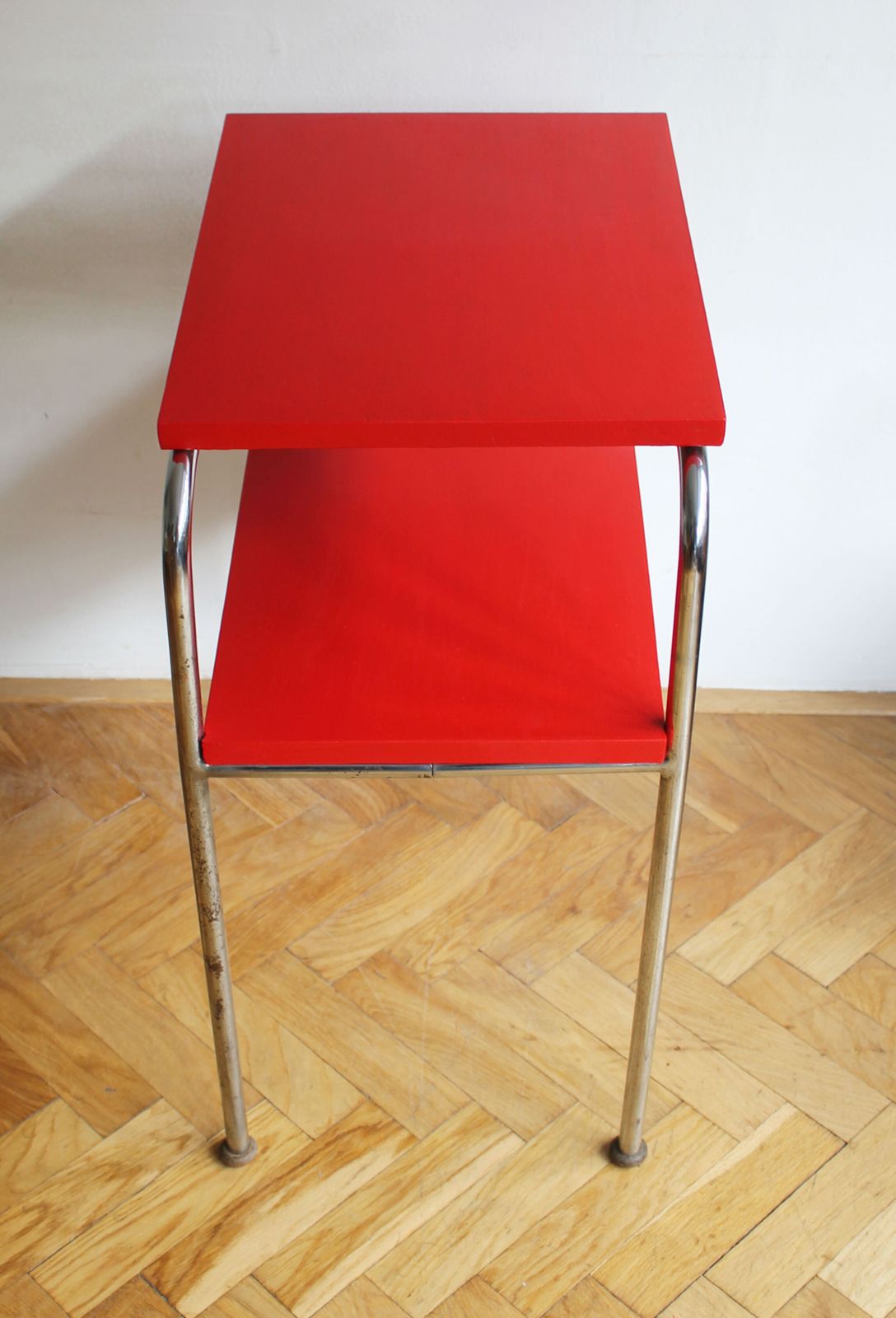 1930's Modernist Tubular Side Table Model R 7 By Slezak photo vinterior