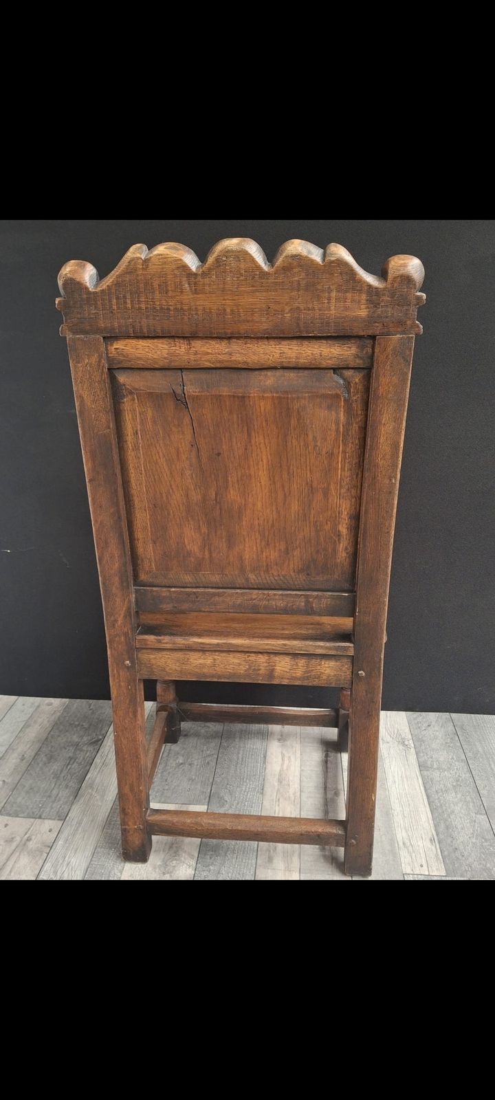Antique Carved Oak Chairs X4   Jacobean Revival Style photo for sale
