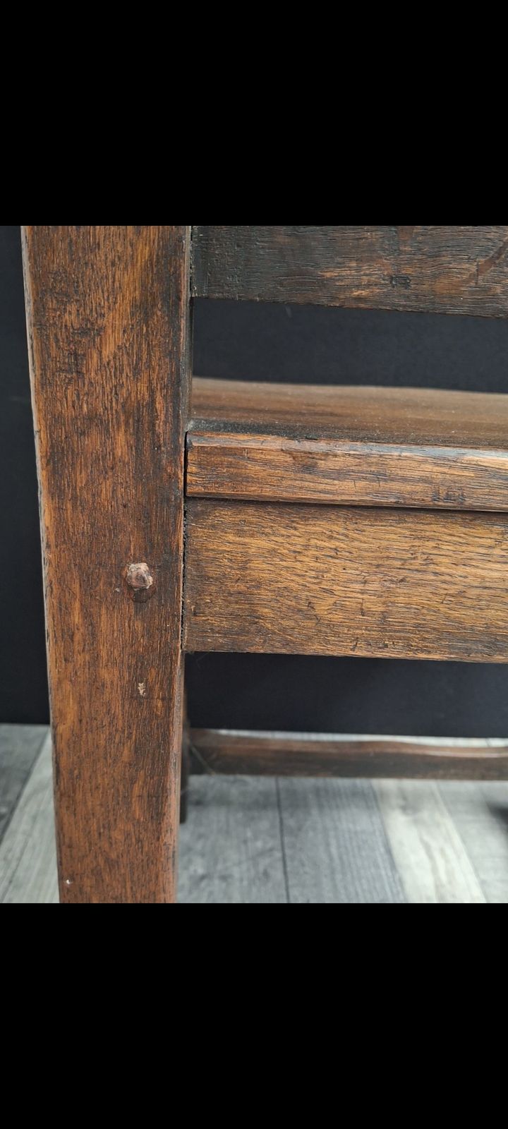 Antique Carved Oak Chairs X4   Jacobean Revival Style photo vintage