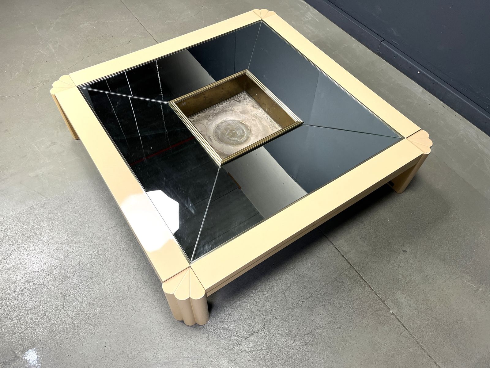 Vintage Lacquer Coffee Table By Alain Delon For Maison Jansen, 1970s photo furniture
