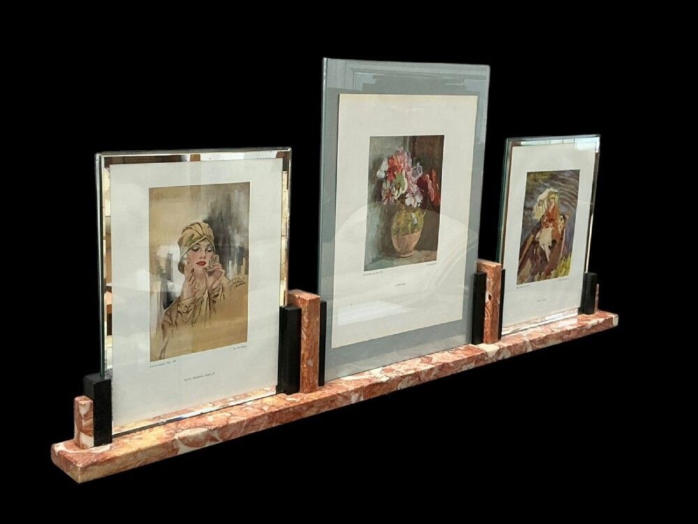 Art Deco Triptych Photo/Picture Frame photo vinterior
