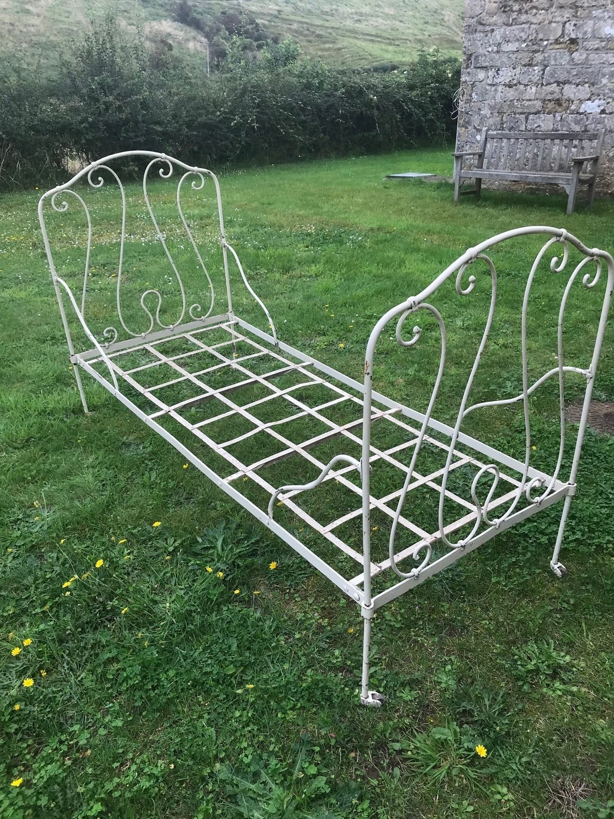 French Wrought Iron Campaign Beds
