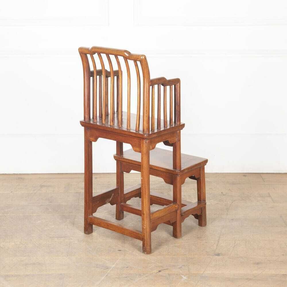 20th Century Chinese Hardwood High Chair photo buy