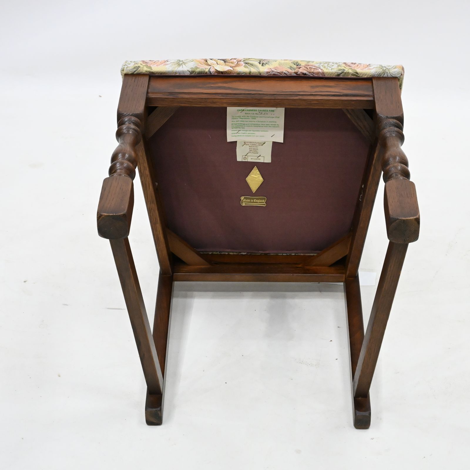 4 Old Charm Oak Dining Chairs Lancaster Range Tudor Brown Finish Free* Delivery photo Furniture