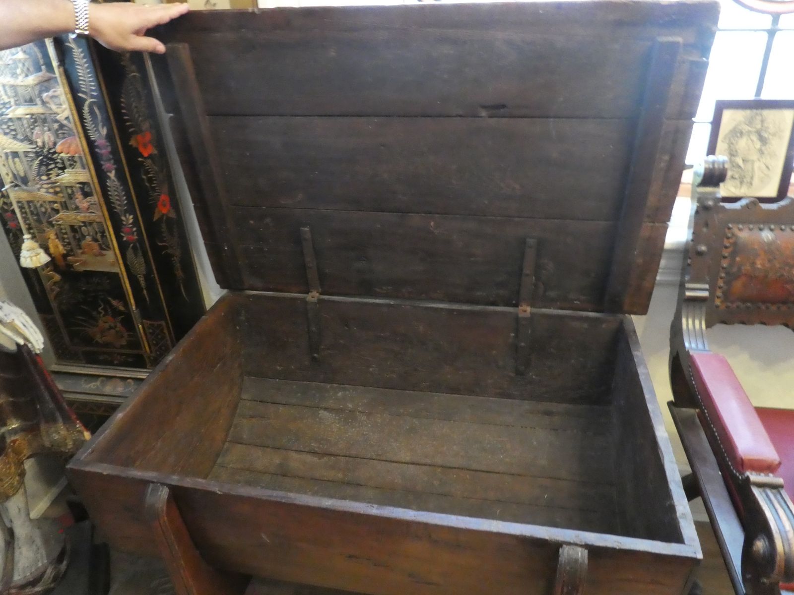 Antique French Petrin Kneading Trough Dough Table 19th Century. "Pétrin De Boulanger" photo 800.0