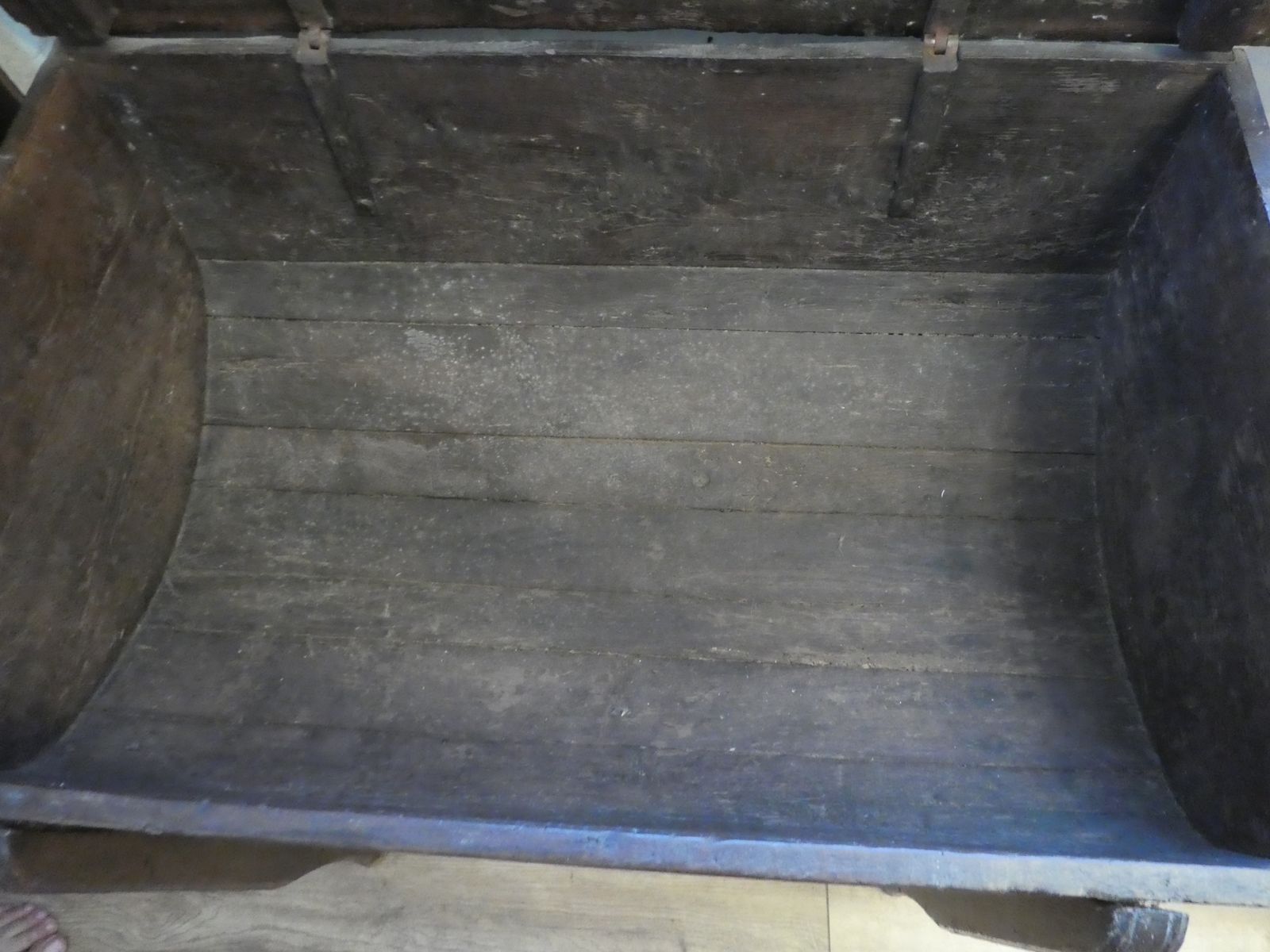 Furniture Antique French Petrin Kneading Trough Dough Table 19th Century. "Pétrin De Boulanger" photo