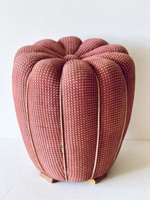 Vintage Pouf By Jindrich Halabala For Cesky Nabytek, 1950s