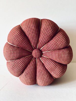 Vintage Pouf Van Jindrich Halabala Voor Cesky Nabytek, Ca. Jaren 1950 photo vinterior
