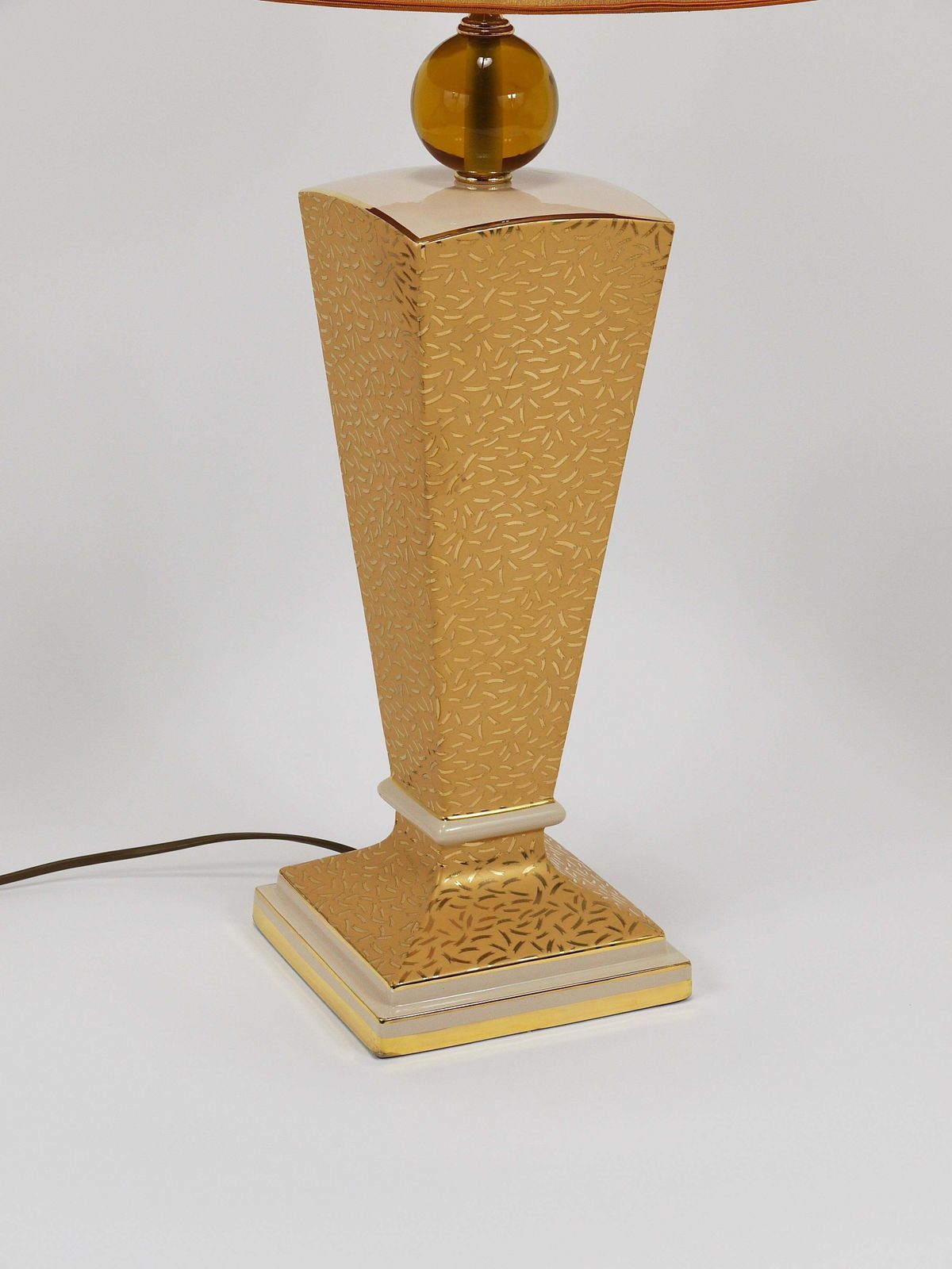 photo buy Post Modern Memphis & Art Deco Style Porcelain Table Or Side Lamp, Italy, 1980s