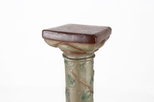 photo furniture Art Nouveau Console Or Pied De Stall In Glazed Plaster, 1920s