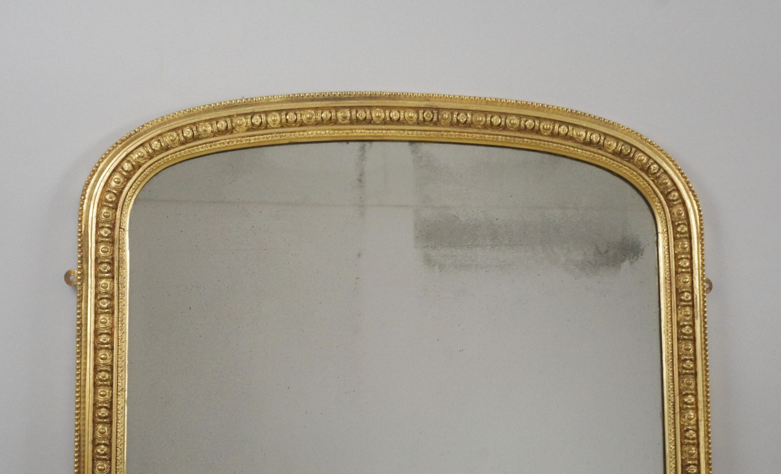 Victorian Gilt Arch Top Overmantle Mirror photo furniture