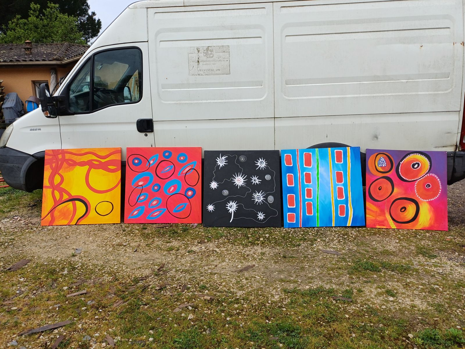 Series Of 15 Paintings By The Painter Seidel (1954)