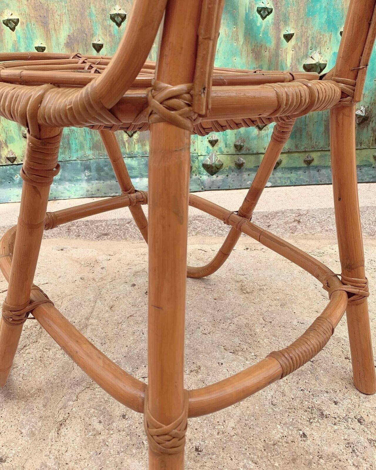 Rattan Chairs By Dirk Van Sliedrecht For Rohe Noordwolde, 1960s photo for sale