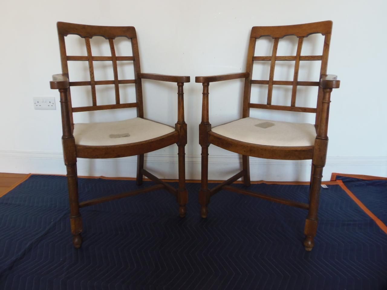 Three Heals Tilden Carver Chairs 1930s, Oak photo furniture