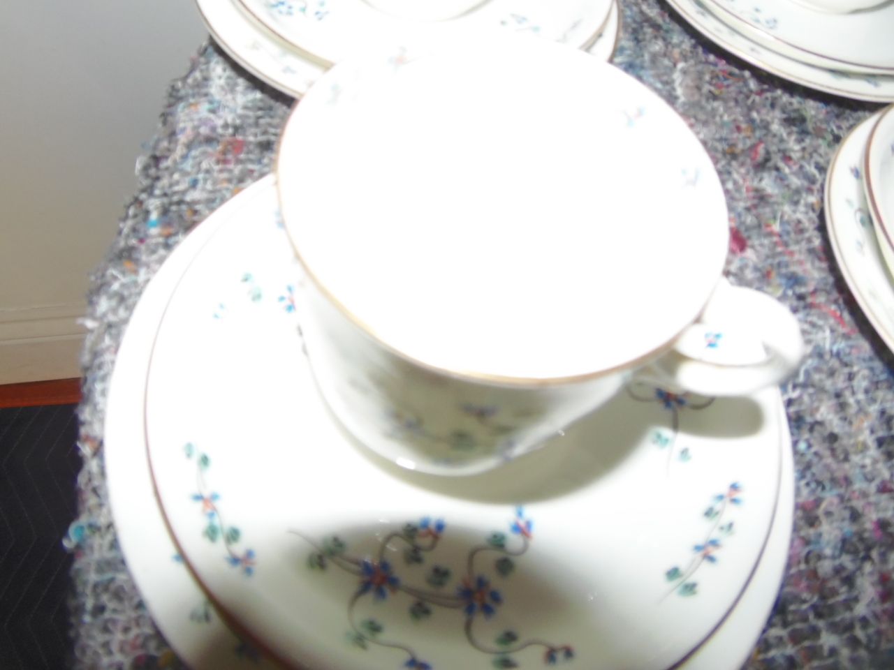 photo vintage Porcelain Tea Set ., 1800s, Antique