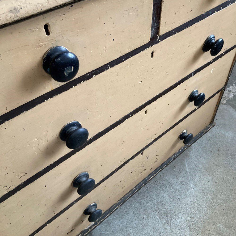 photo for sale Antique Painted Pine Drawers, 1800s