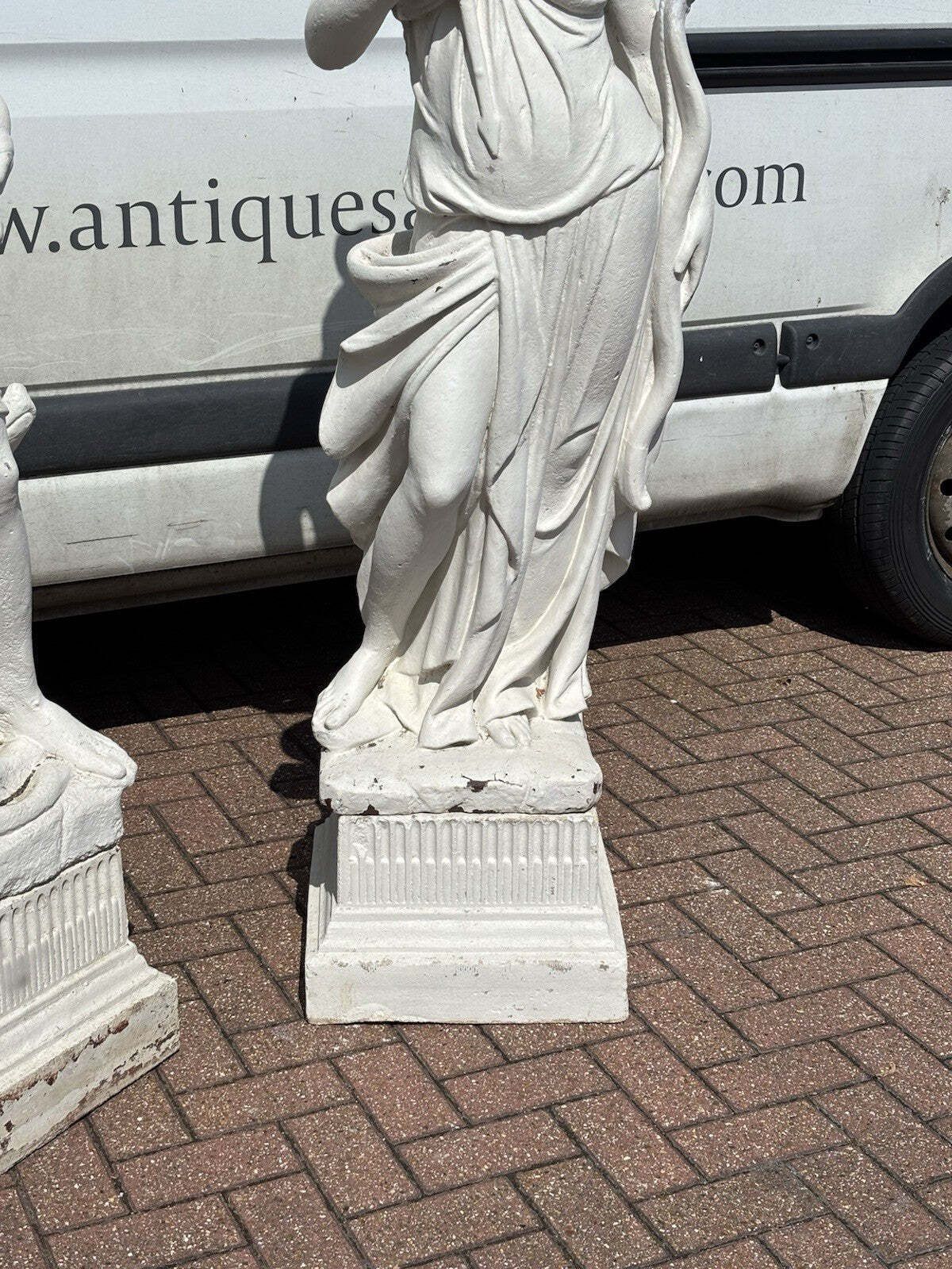 Pair Of Classical Diana & The Hunter Garden Statues On Based. Large In Size photo 2490.0