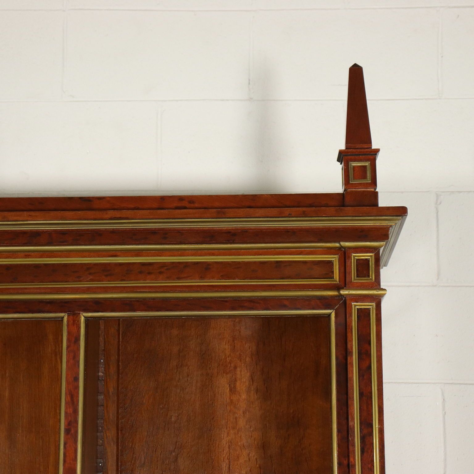 Bookcase Empire Mahogany Veneer Sessile Oak France Early 19th Century. photo Furniture