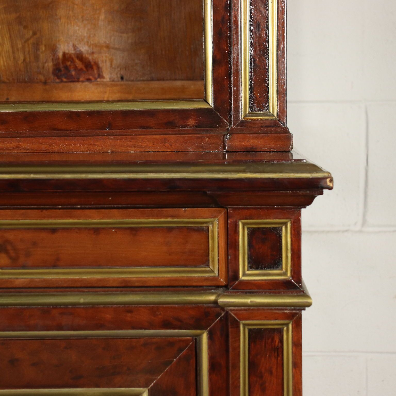 Bookcase Empire Mahogany Veneer Sessile Oak France Early 19th Century. photo buy