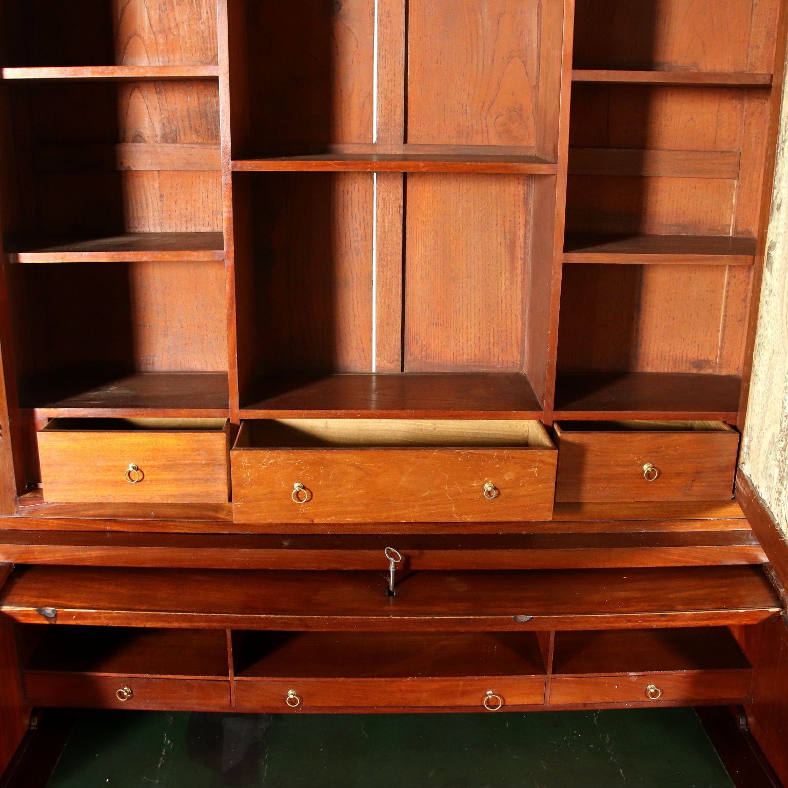 Empire Desk Chestnut Mahogany Italy XIX Century photo Furniture