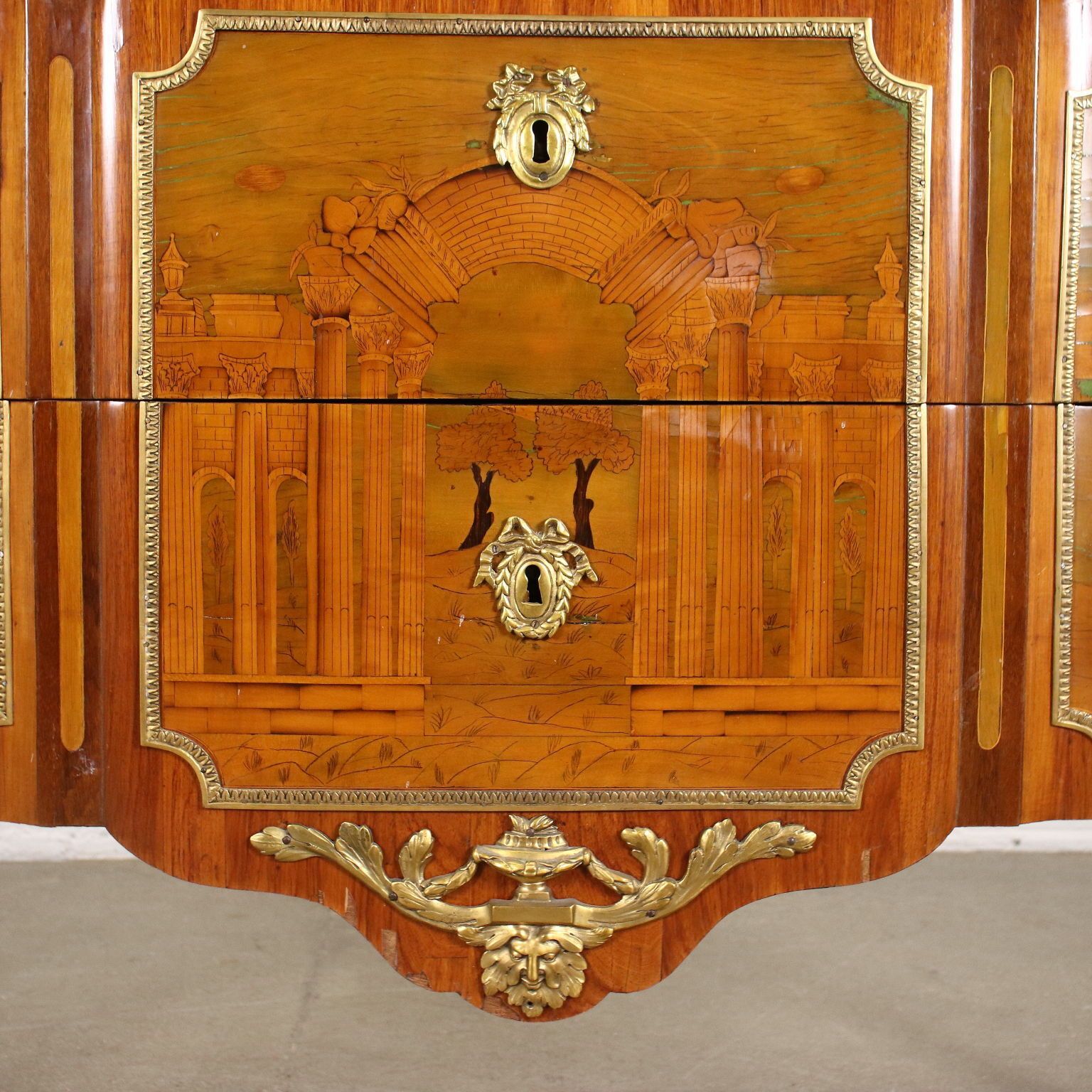 Furniture Neoclassical Chest Of Drawers Maple France XVIII Century photo