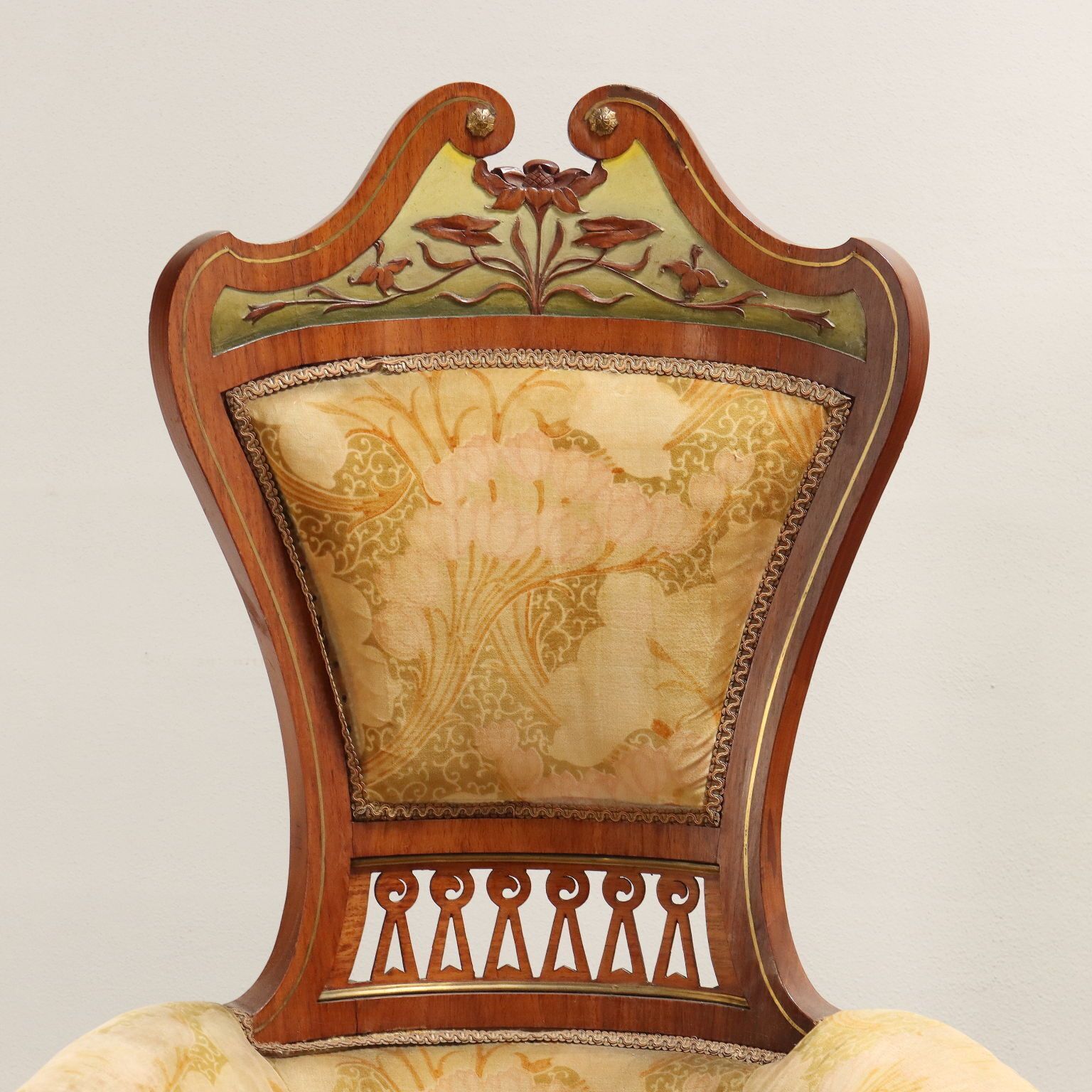 Group Of Chairs And Armchairs Art Nouveau Italy XIX Century photo Furniture