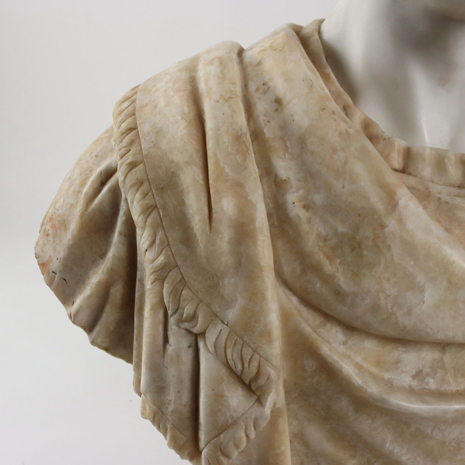 Bust Of A Roman Emperor White Marble Italy XX Century photo buy