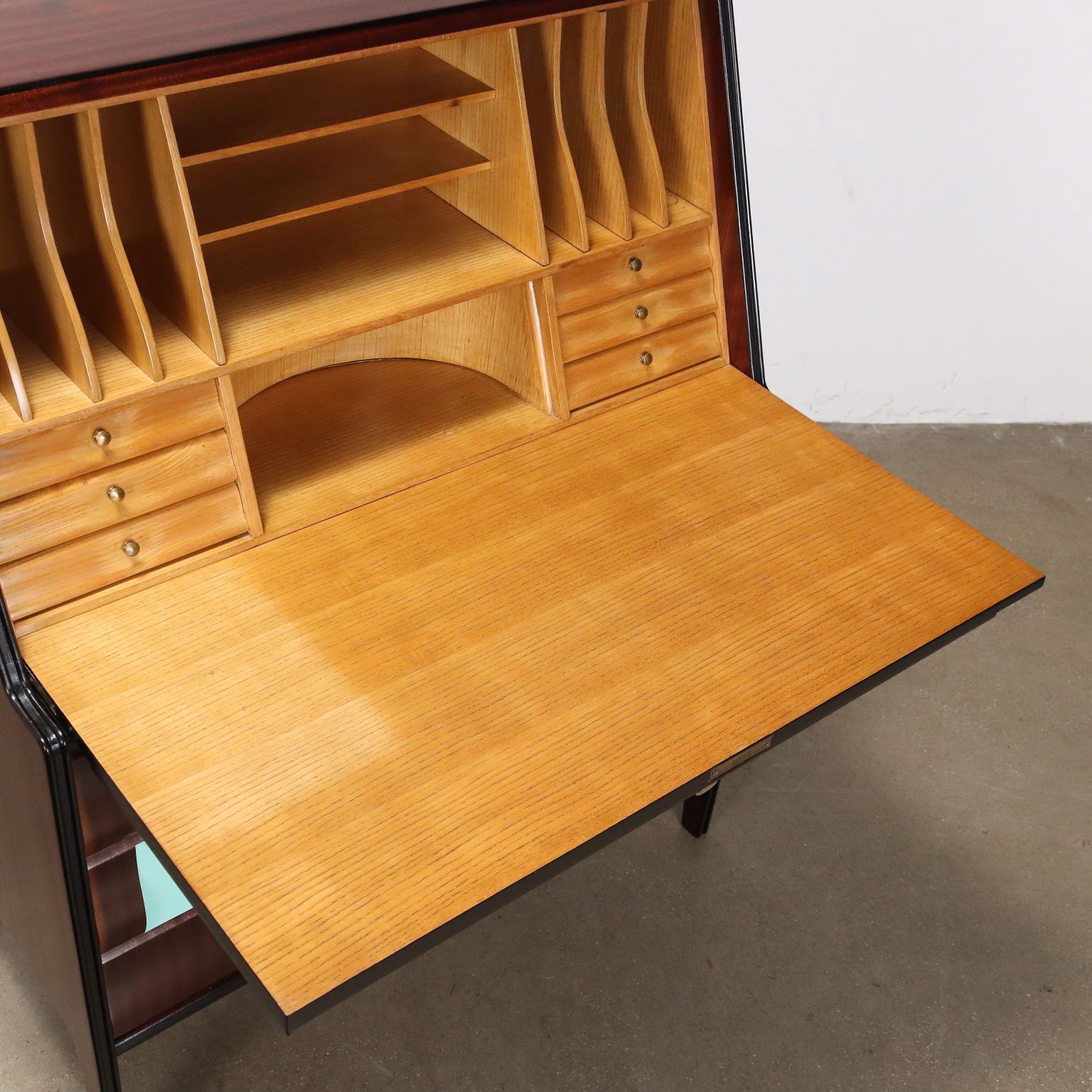 Vintage Cabinet Prisma Collection Laminate Brass 1950s 60s photo Furniture