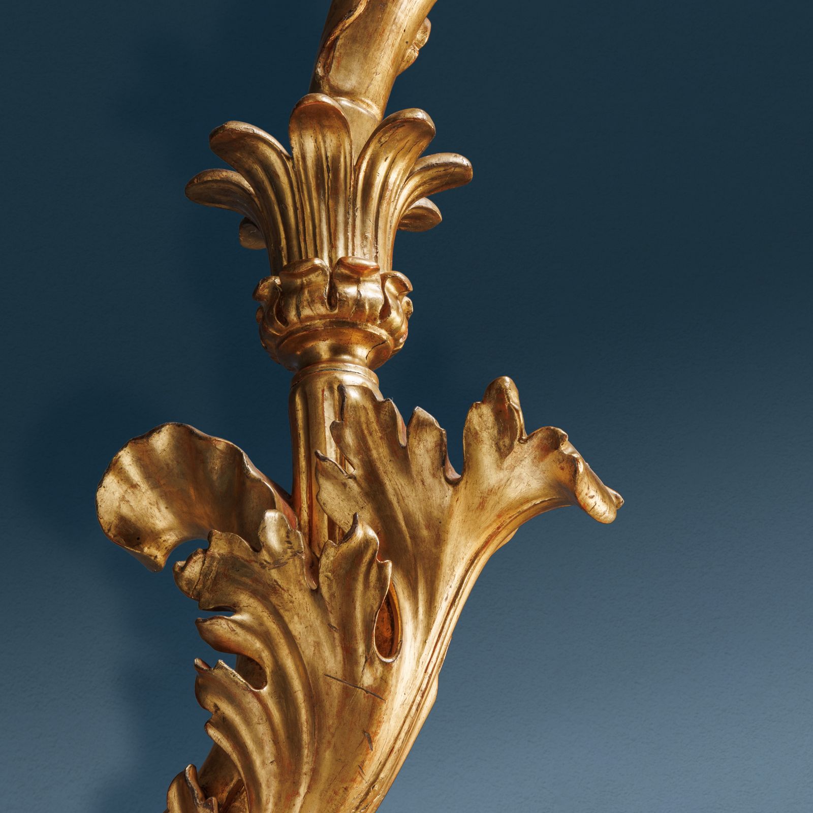 Antique Baroque Lantern Holders Gilded Wood Italy XVIII Century photo 6800.0