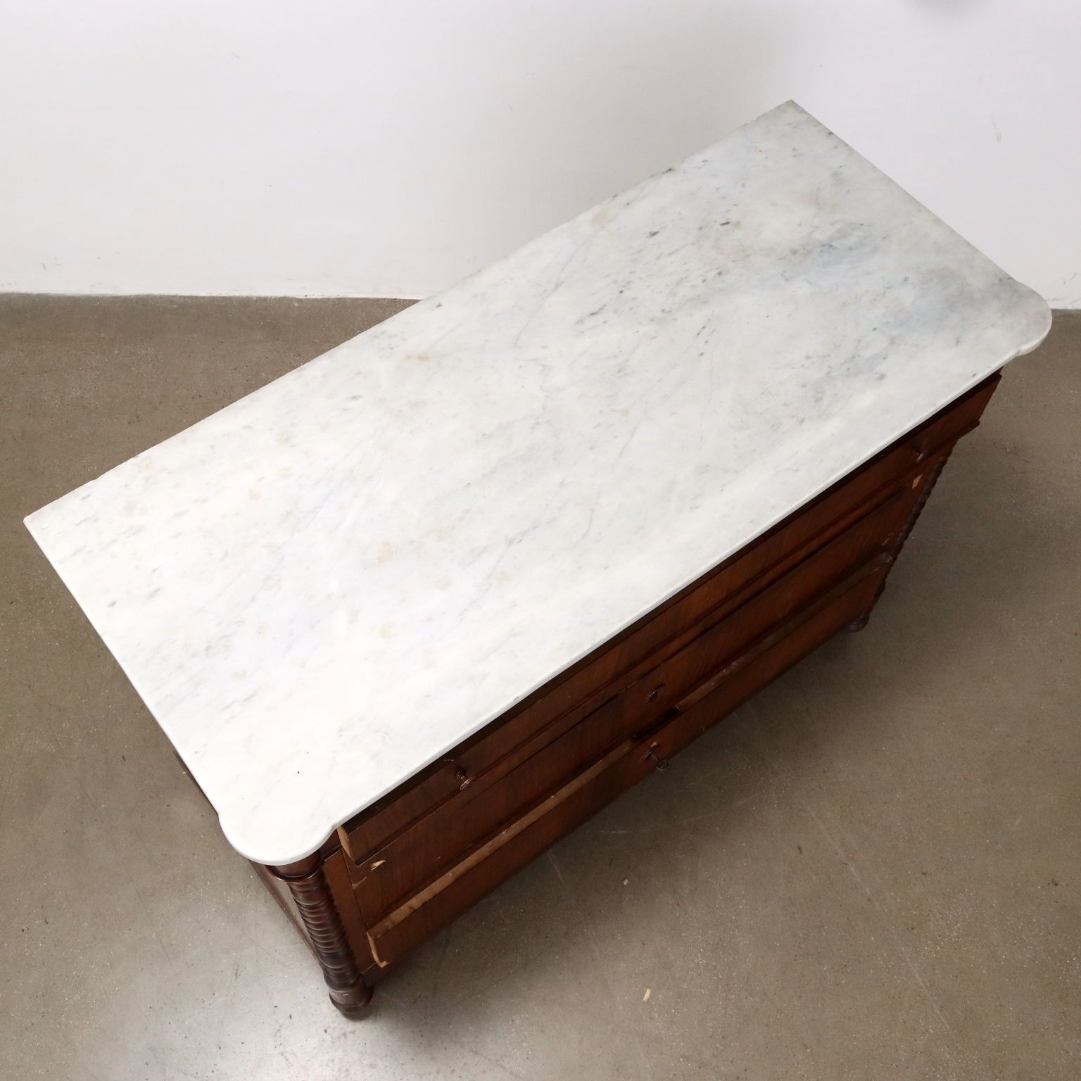 Antique Chest Of Drawers Louis Philippe Walnut XIX Century photo for sale