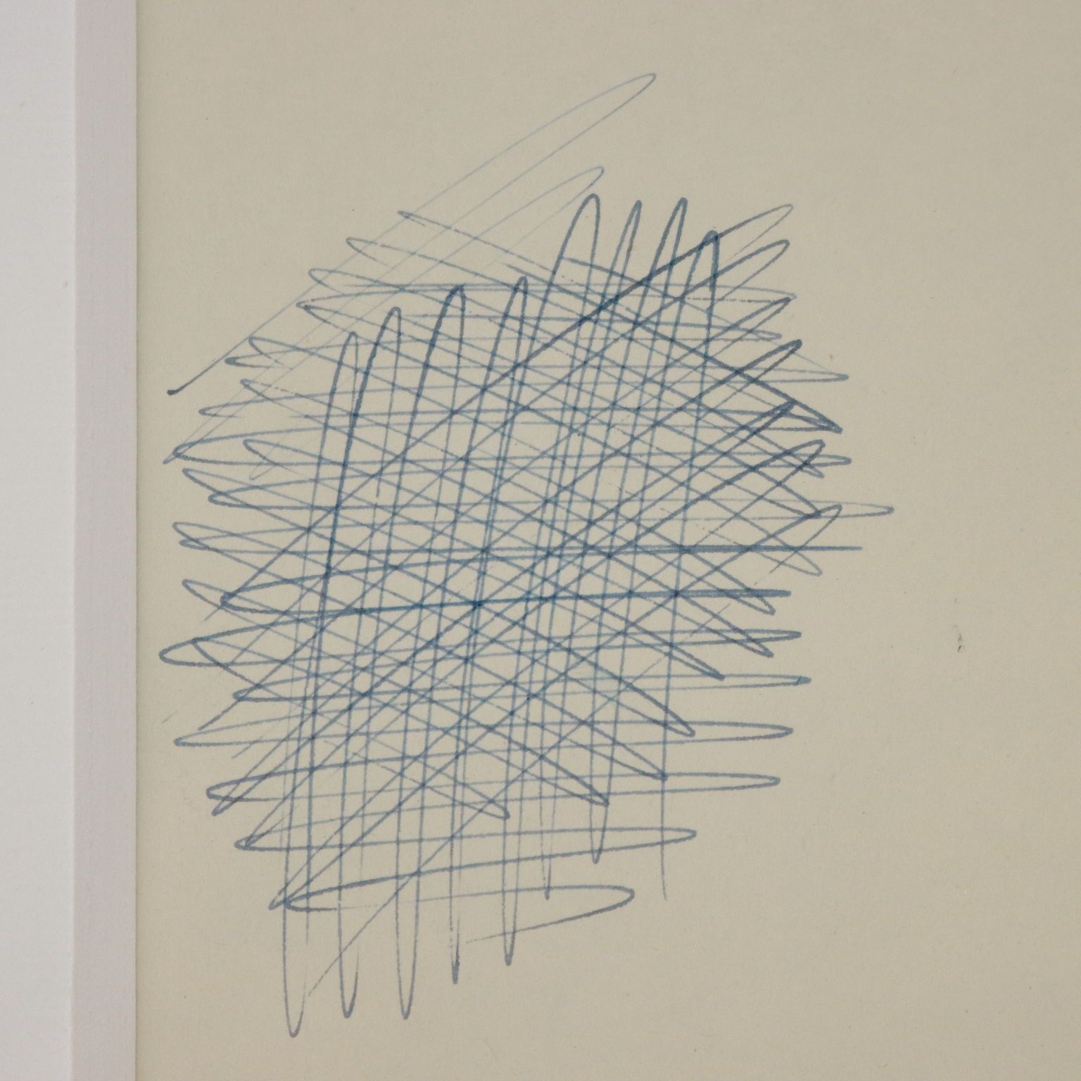 Pen Drawing By Mario Tozzi Figure In Rest 1969 With Authentication Fra photo 1480.0