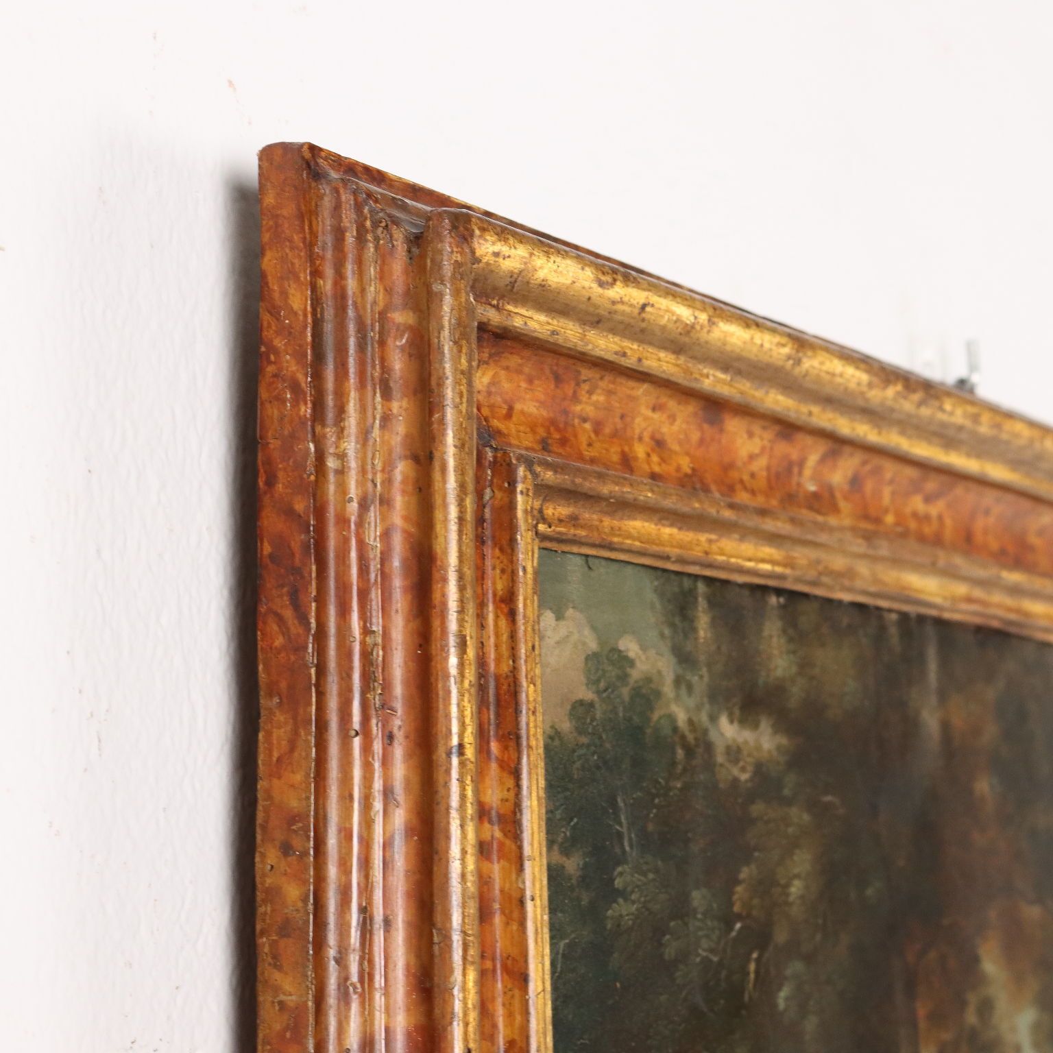 Art Ancient Painting Healing Scene '600 Oil On Copper photo