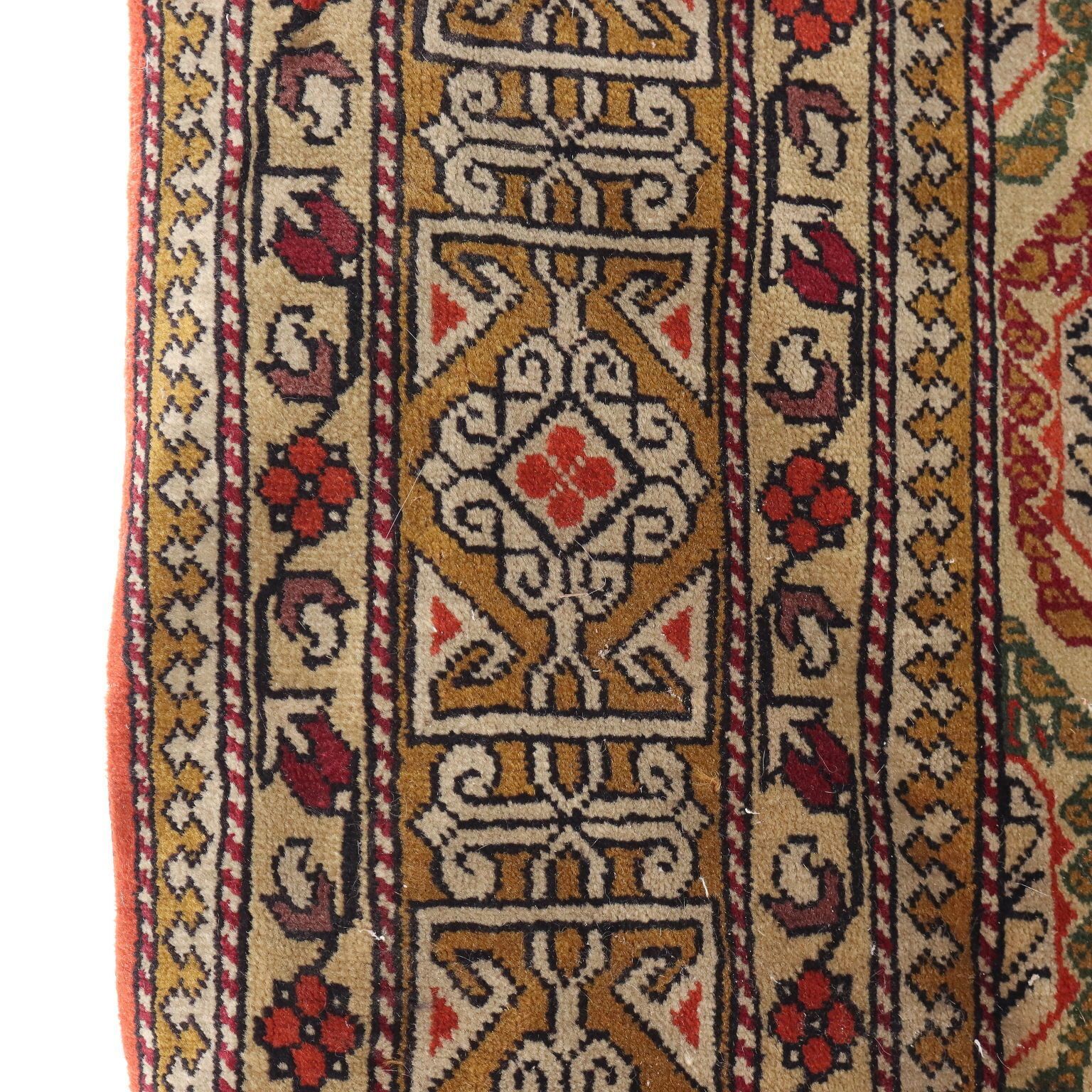 Antique Shirvan Carpet Wool Thin Knot Russia 111 X 71 In photo 670.0