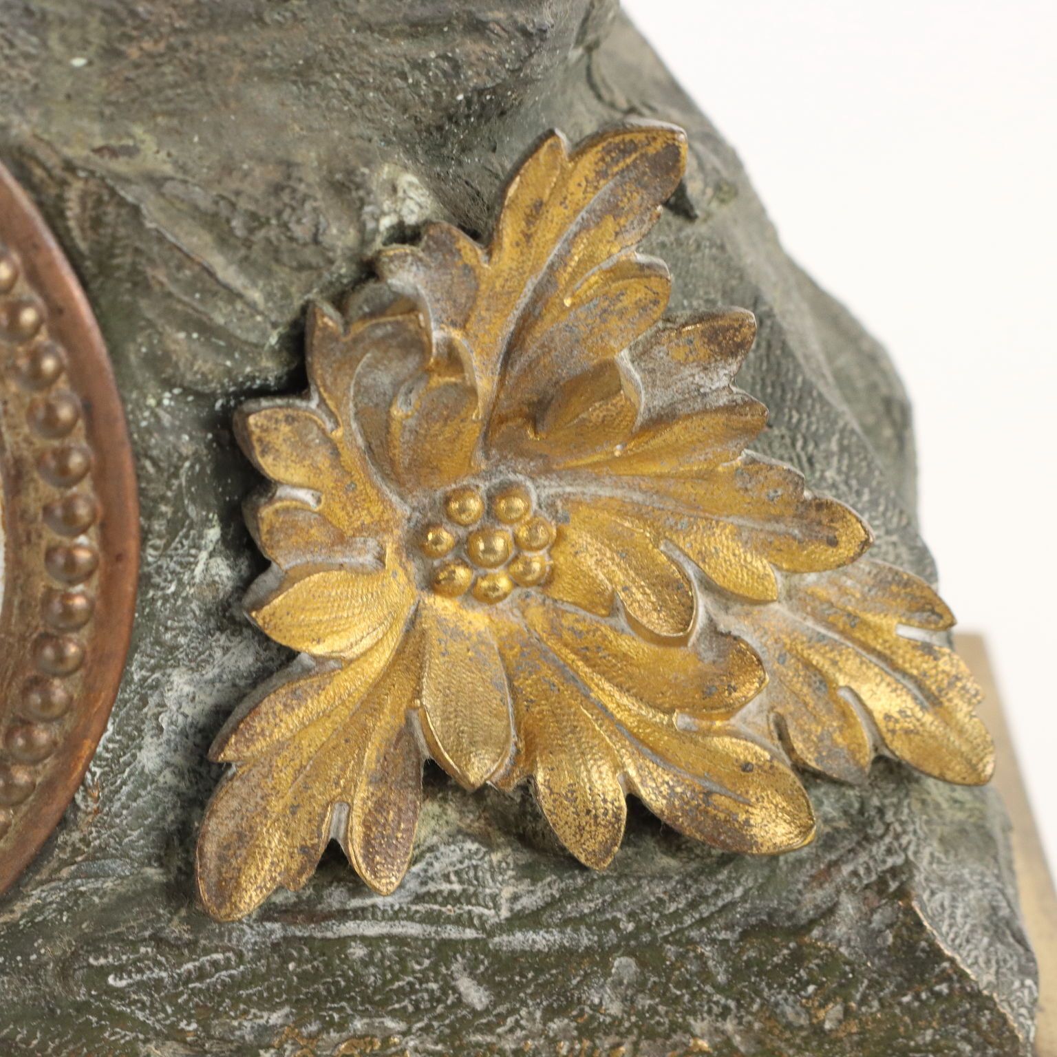Antique Clock Gilded Bronze With Basement France XIX Century photo buy