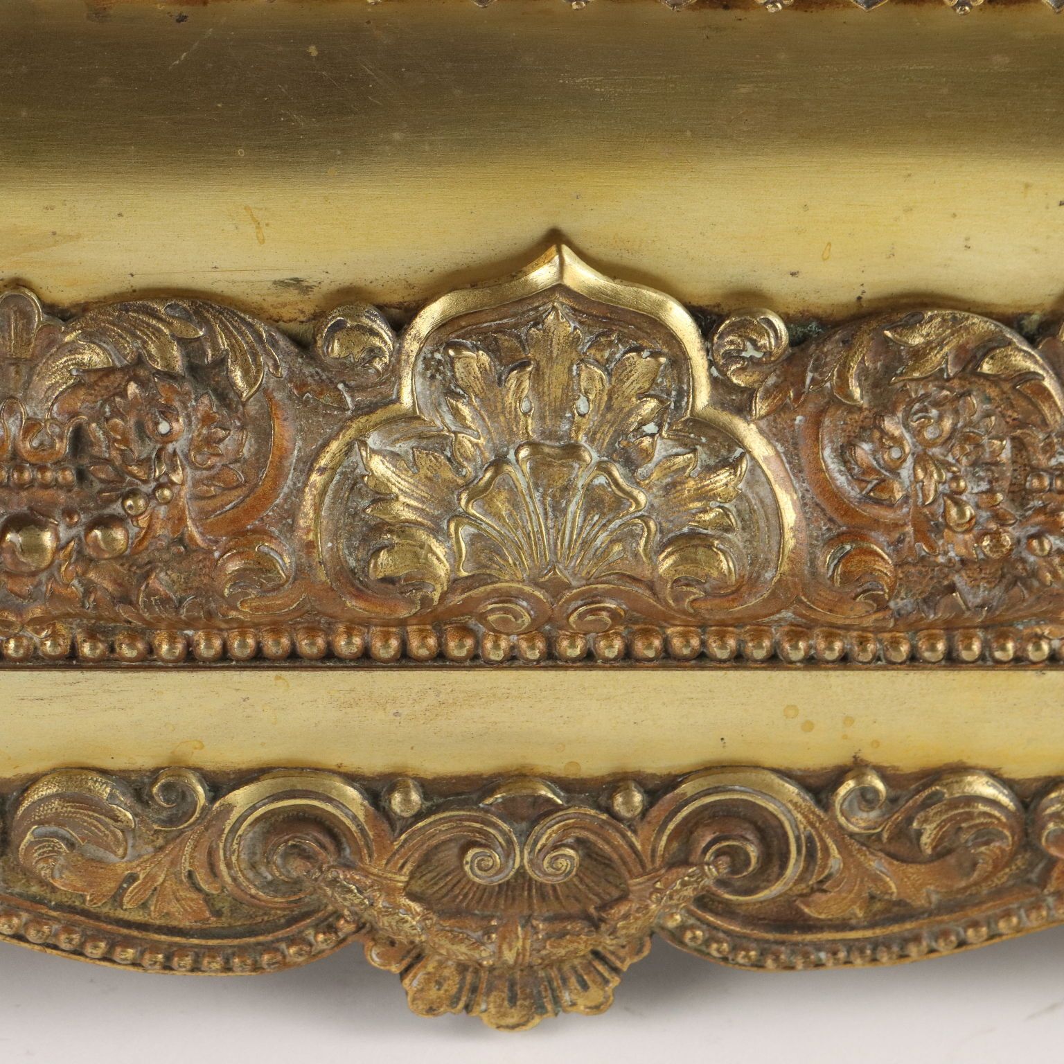photo for sale Antique Clock Gilded Bronze With Basement France XIX Century