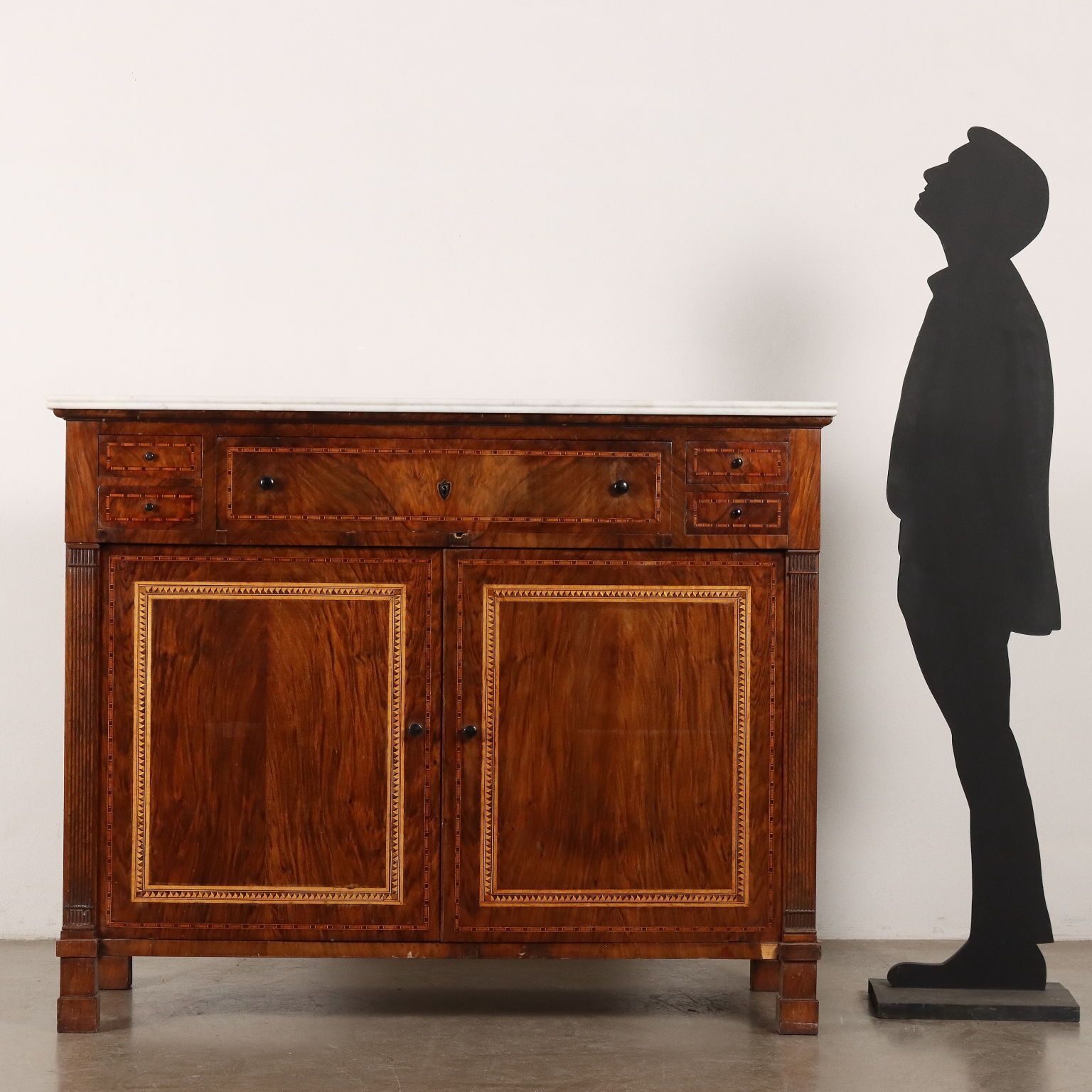 Antique Cupboard Walnut Eastern Europe XIX Century photo furniture