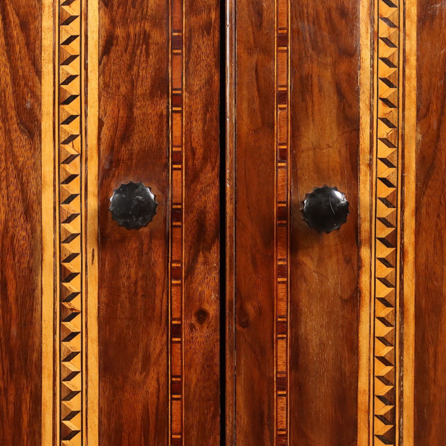 Antique Cupboard Walnut Eastern Europe XIX Century photo vintage
