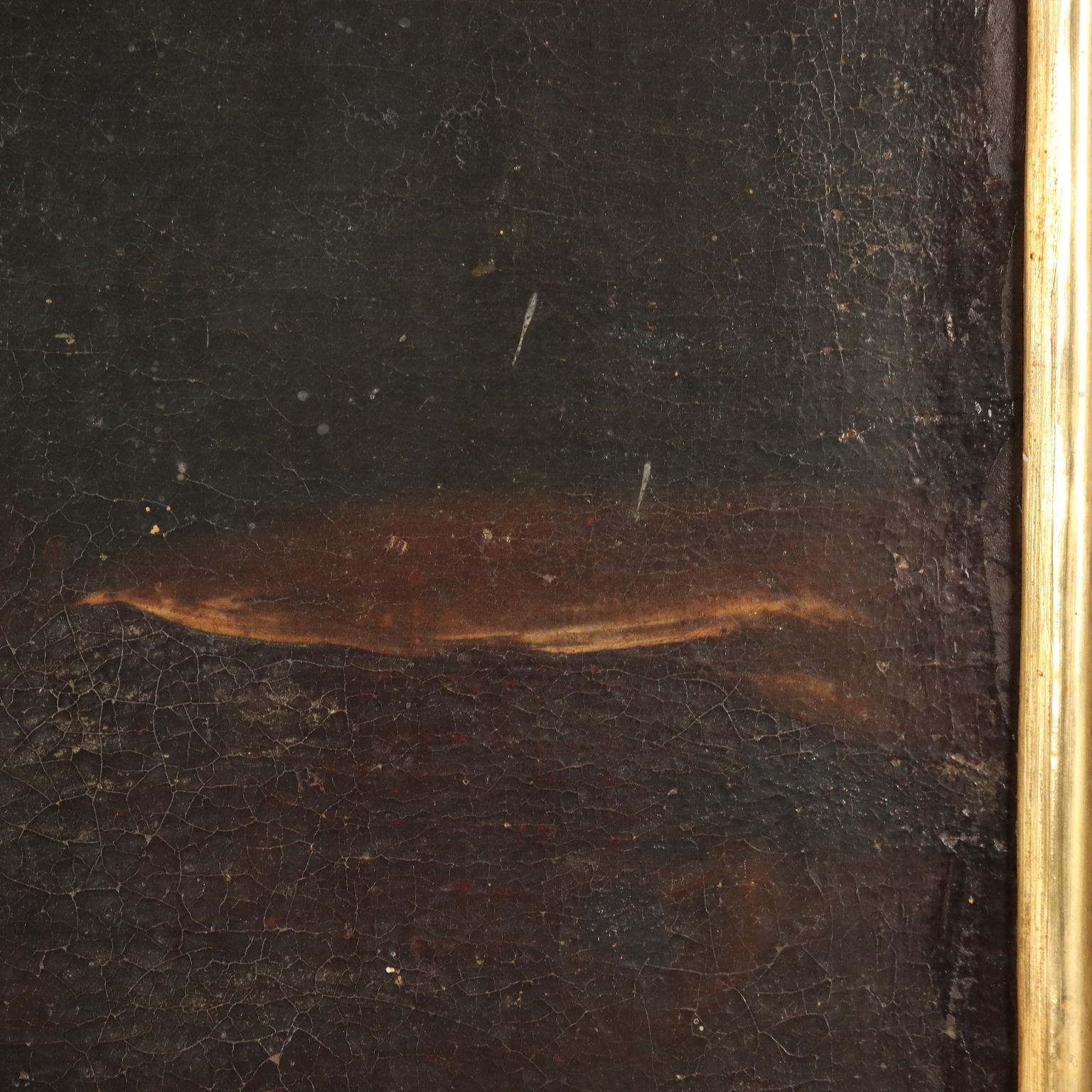 Antique Painting With Religious Subject Oil On Canvas XVIII Century photo vintage