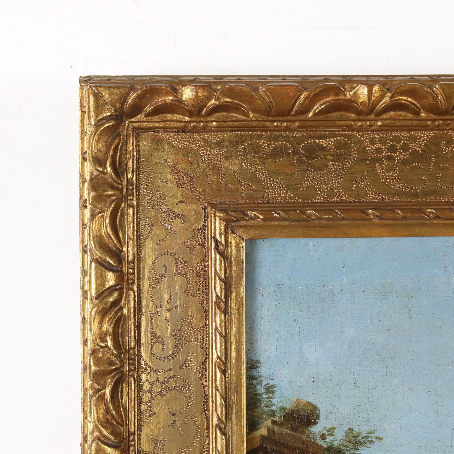 photo for sale Antique Painting Folly Oil On Canvas Italy Late XVIII Century