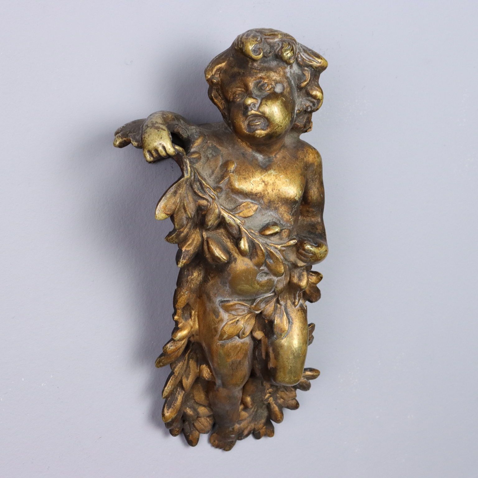 Antique Bronze Sculpture Angels Europe Late XIX Century photo for sale