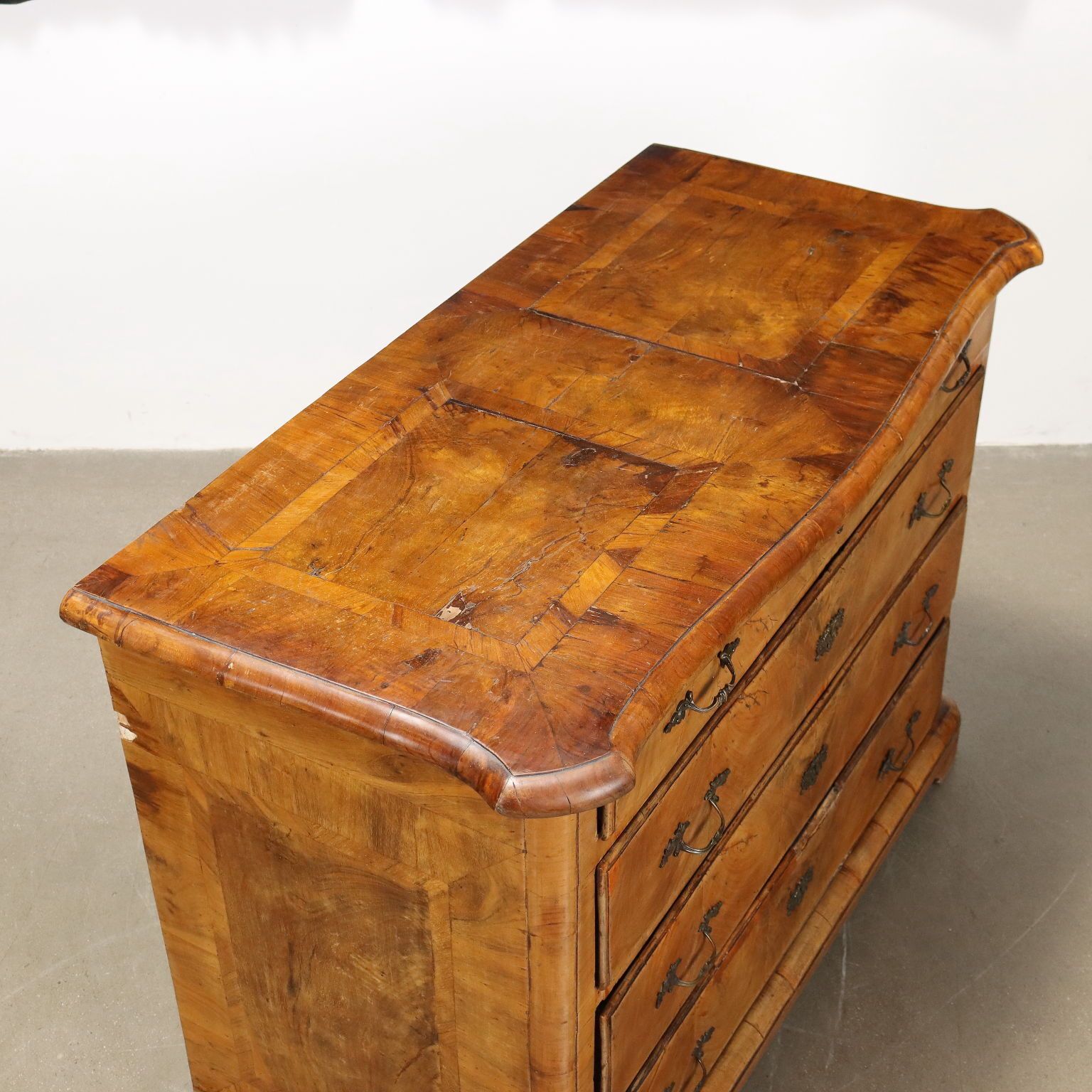 Antique Chest Of Drawers Poplar 4 Drawers Northern Europe '700 photo vintage