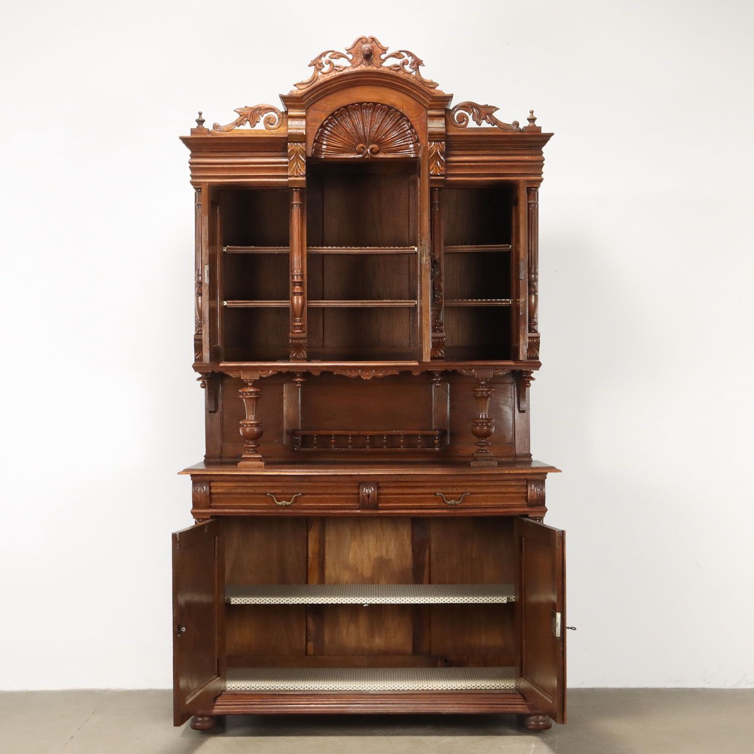Antique Cupboard Neo Renaissance Style Oak France XIX Century photo for sale