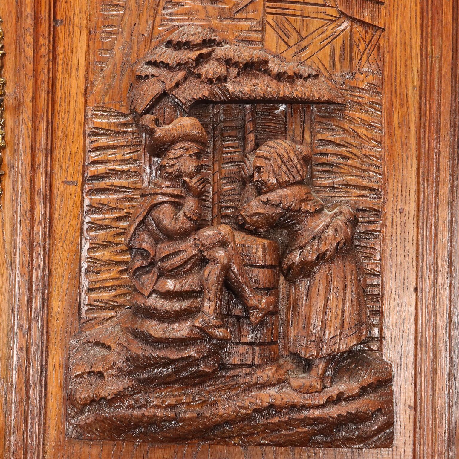 Antique Cupboard Neo Renaissance Style Oak France XIX Century photo vinterior
