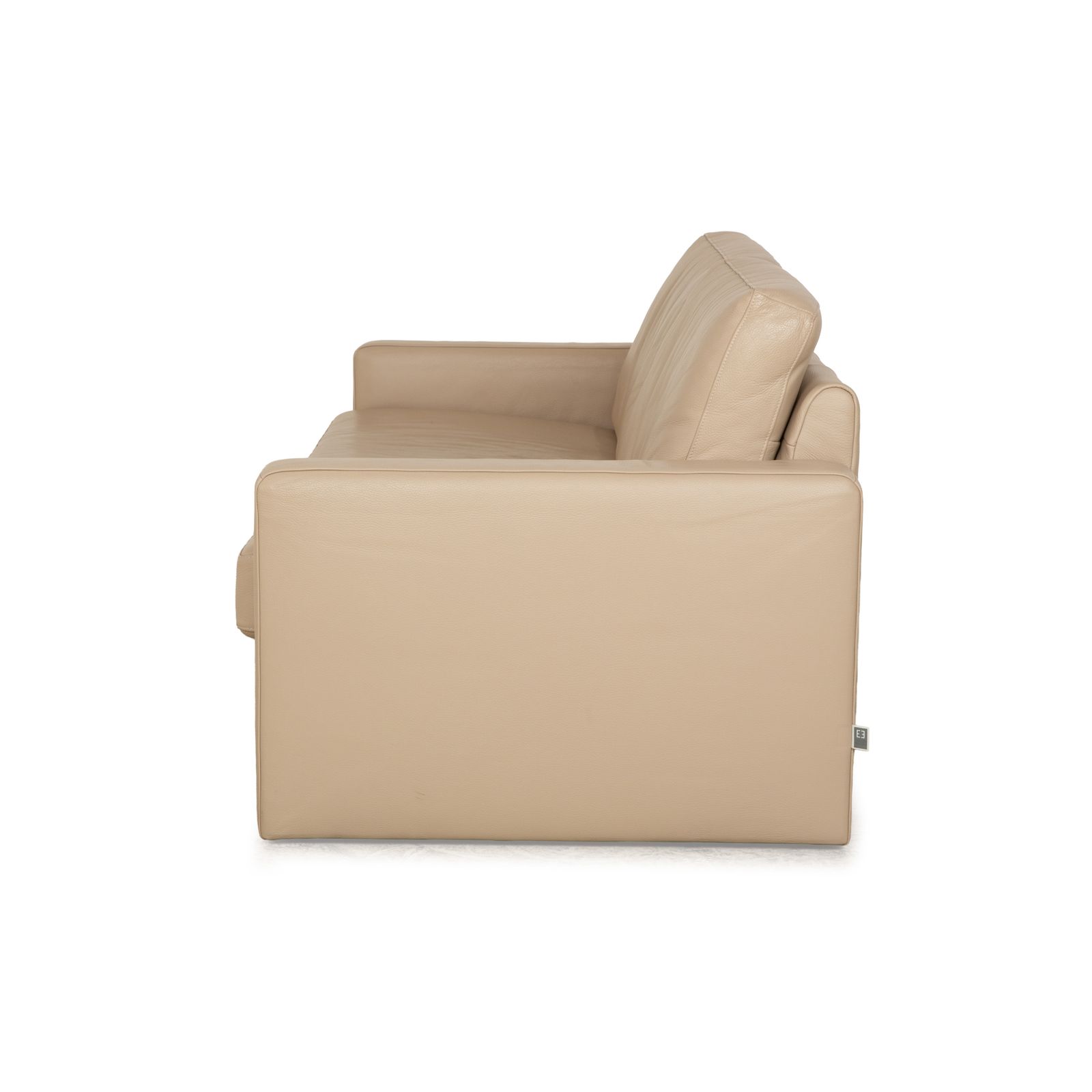 Mobilier Canapé 3 places Ewald Schillig en cuir beige photo