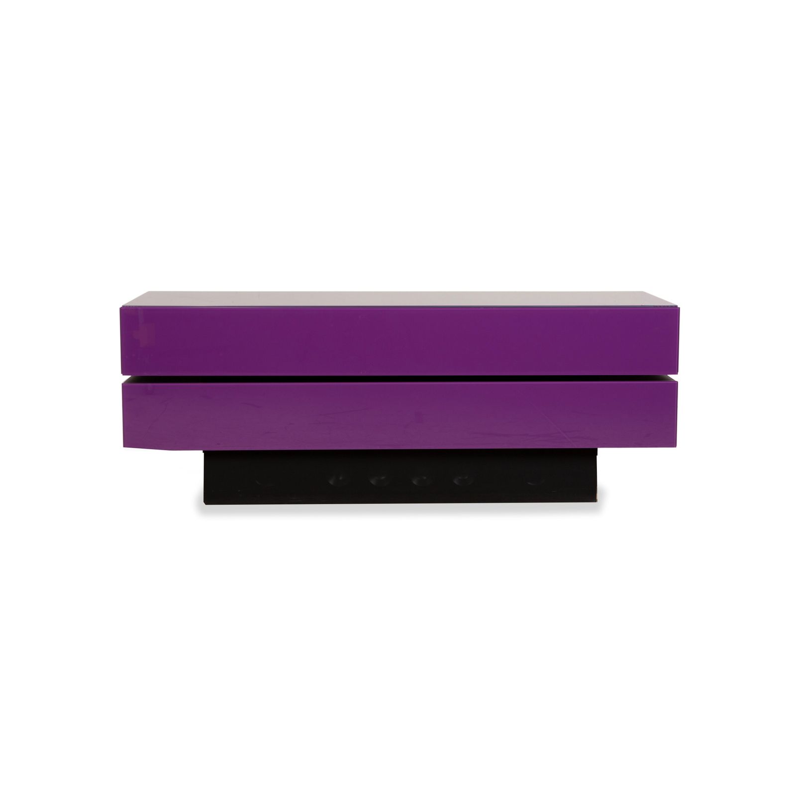 Furniture Spectral Brick Br 1502 Glass Sideboard Purple Canton Hifi Board Lowboard Mediaboard photo