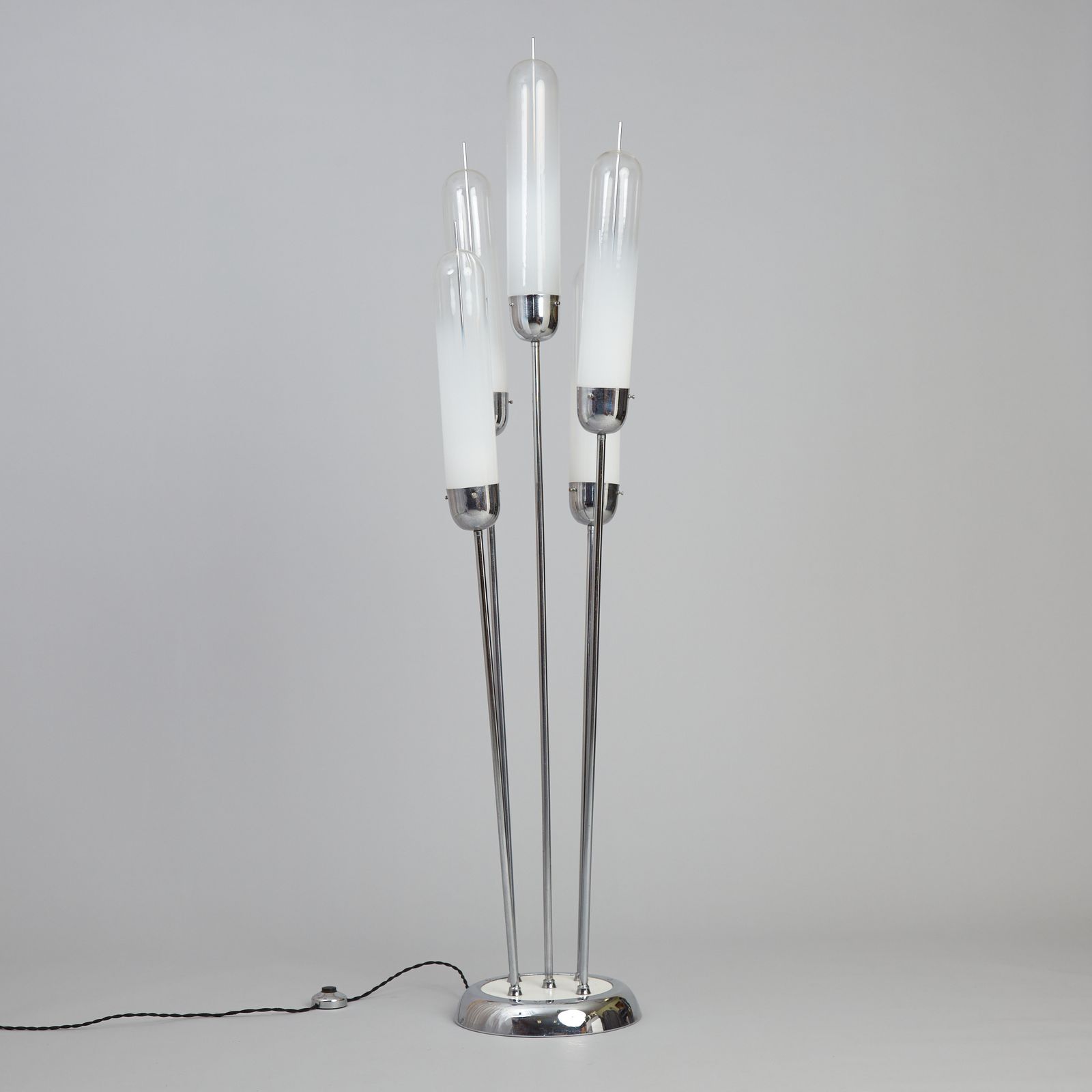 Carlo Nason Blown Murano Glass Floor Lamp For Mazzega, 1970s