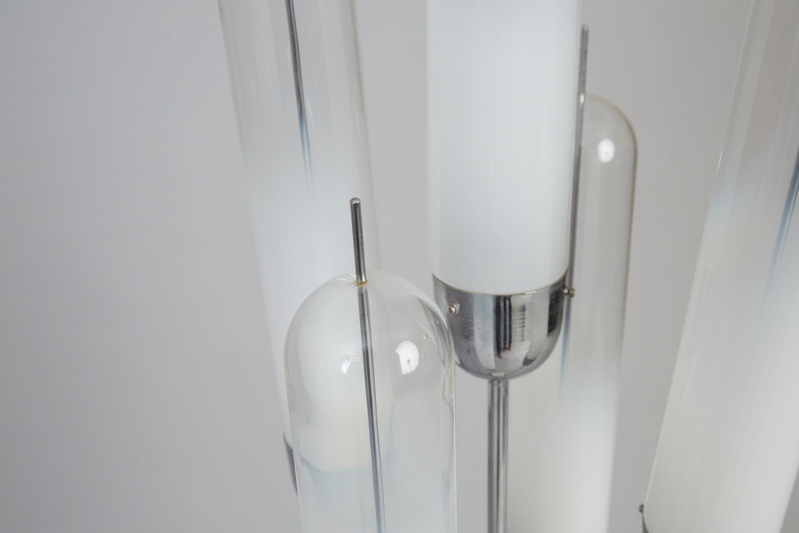 Carlo Nason Blown Murano Glass Floor Lamp For Mazzega, 1970s photo vintage